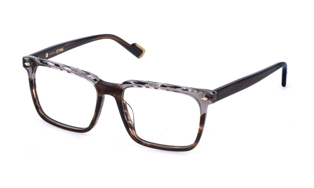 Occhiali da vista sting vst573v 0geq negro square masculino taglia 56mm - Vista principale