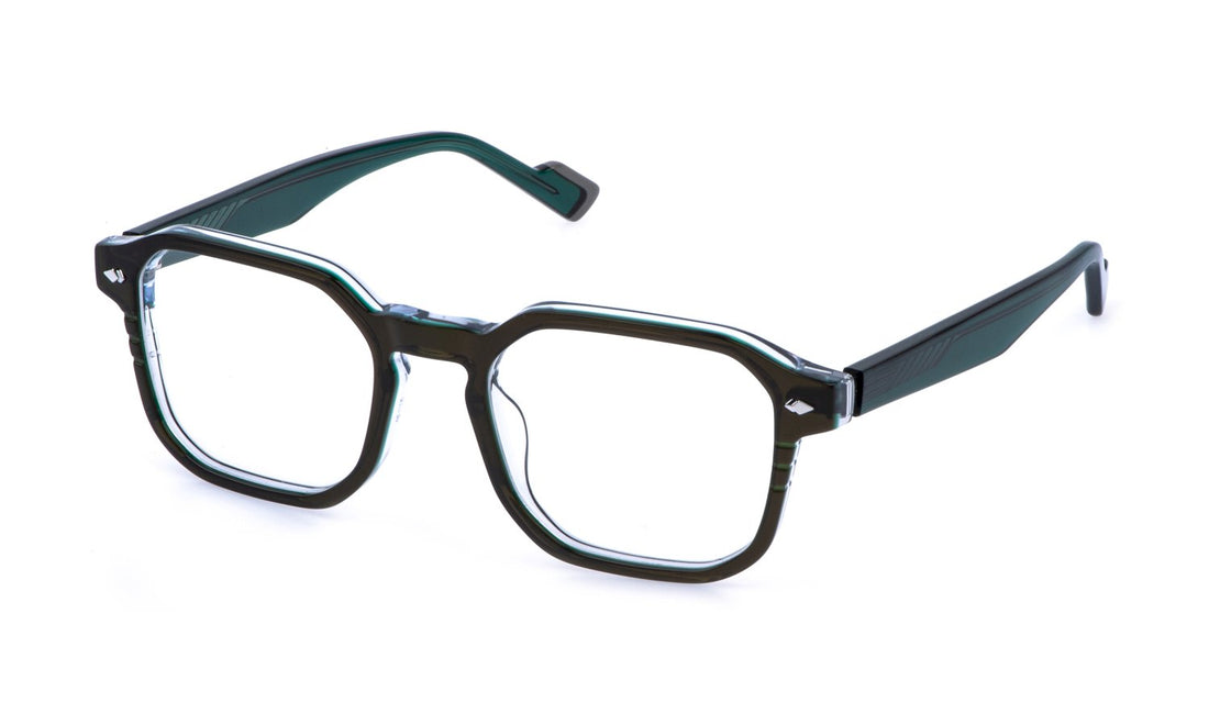 Occhiali da vista sting vst576 0914 marron geometric masculino taglia 51mm - Vista principale