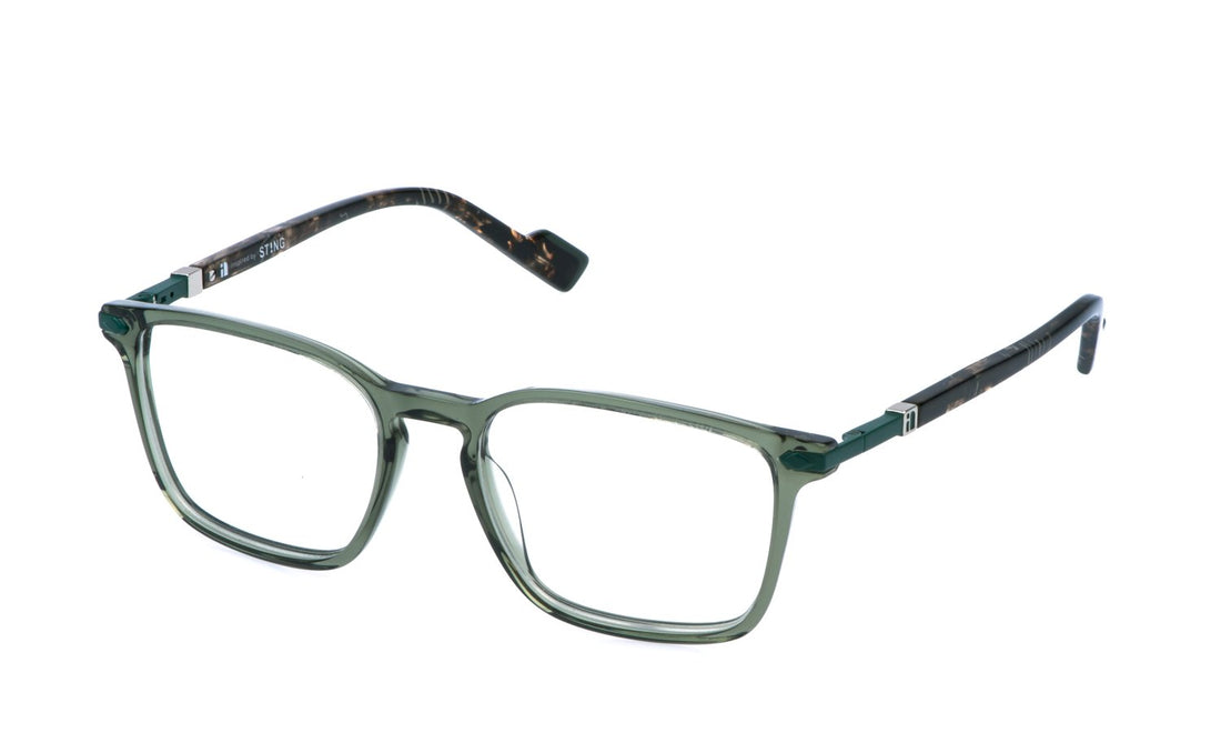 Brillen sting vst591 02gn verde square masculino größe 52mm - Hauptansicht