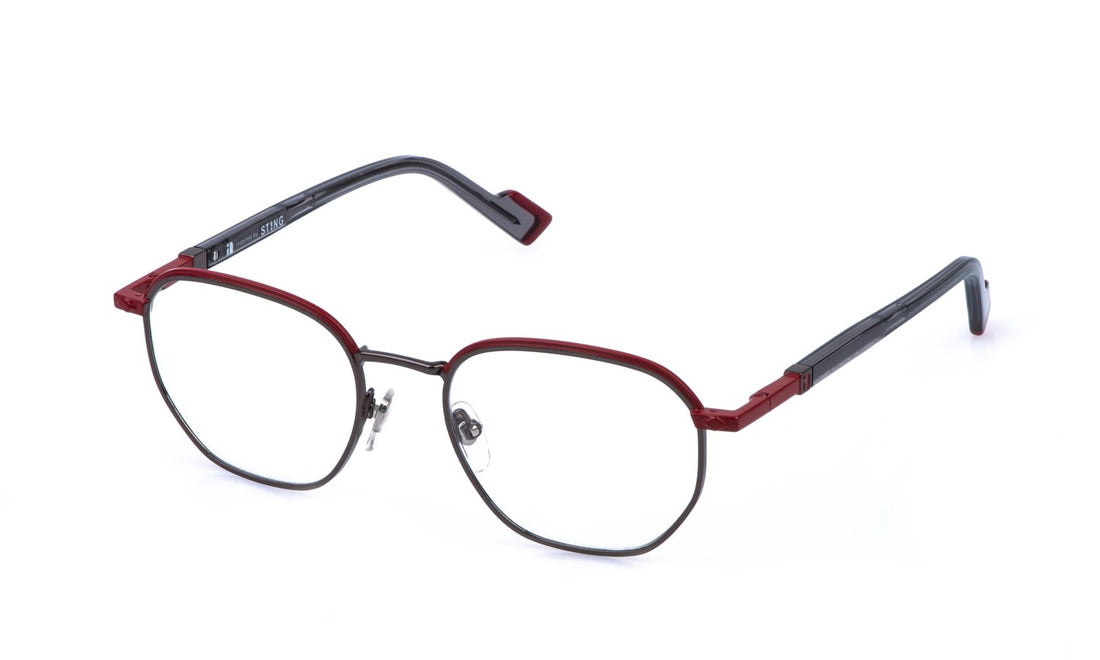 Lunettes de vue sting vst595 0597 plateado geometric masculino taille 51mm - Vue principale