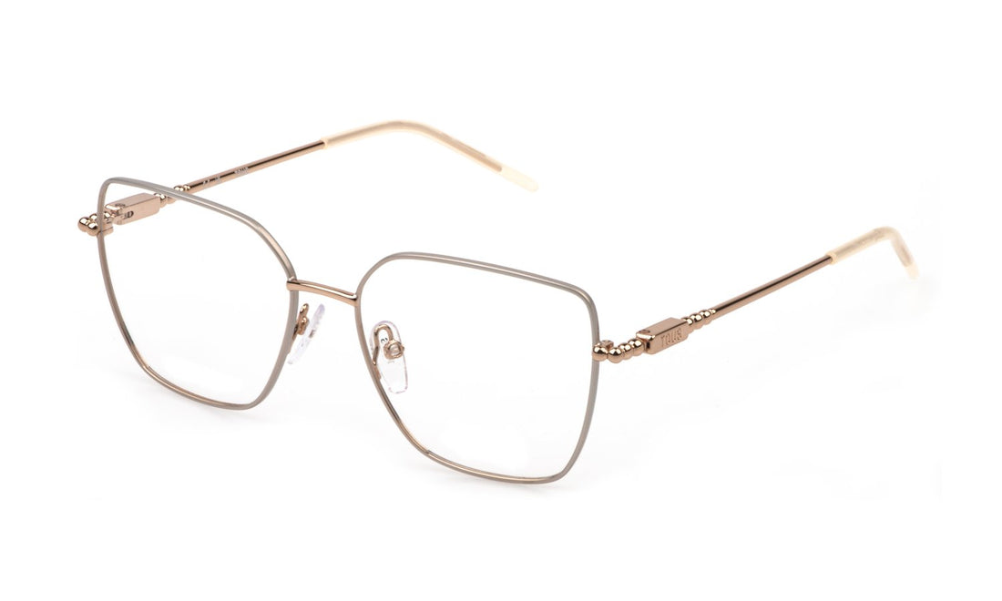 Gafas graduadas tous vto494 02am dorado square femenino talla 54mm - Vista principal