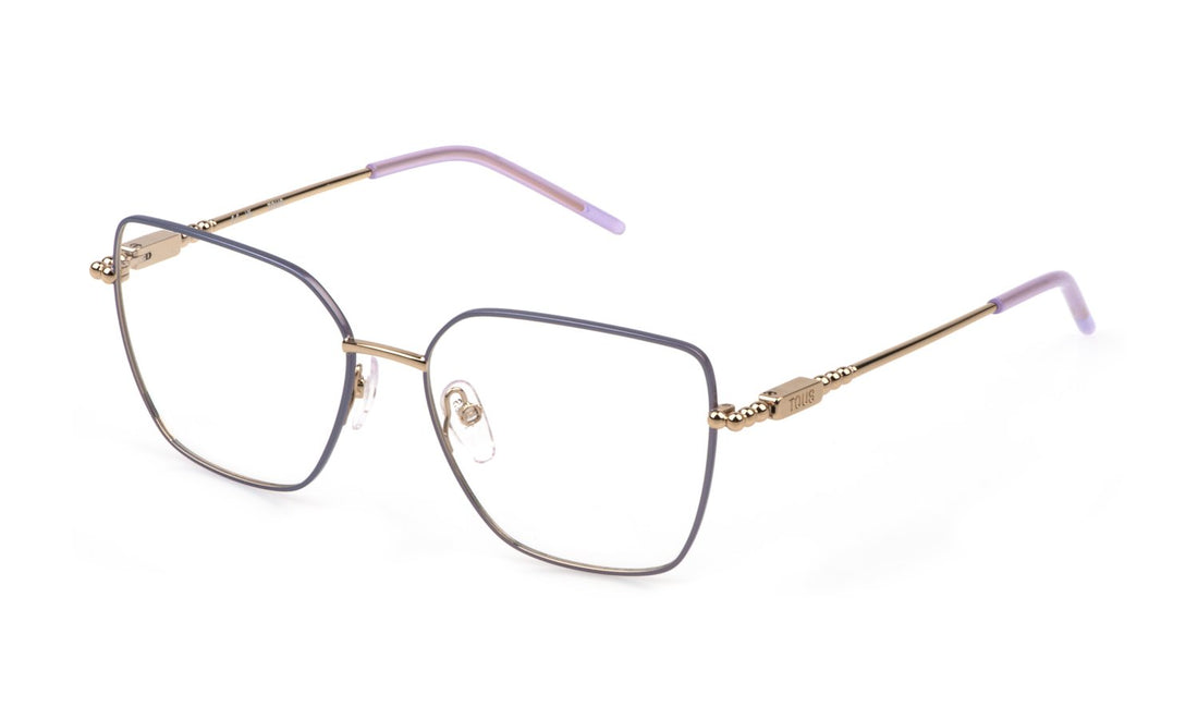 Gafas graduadas tous vto494 0f78 dorado square femenino talla 54mm - Vista principal