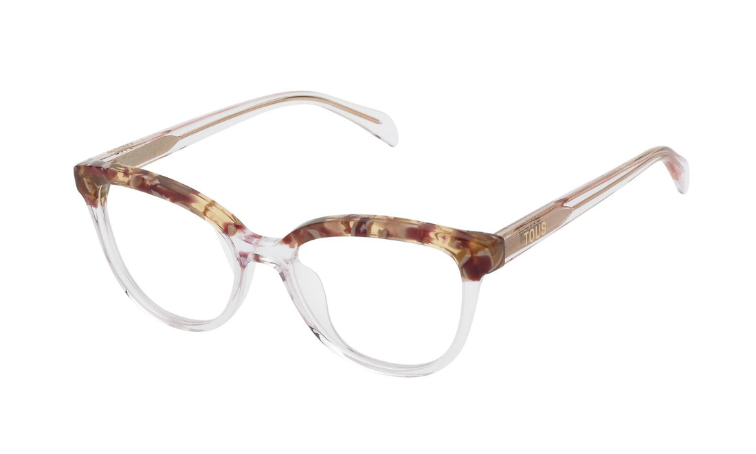 Prescription glasses tous vtob93v 06mh femenino size 50mm - Main view