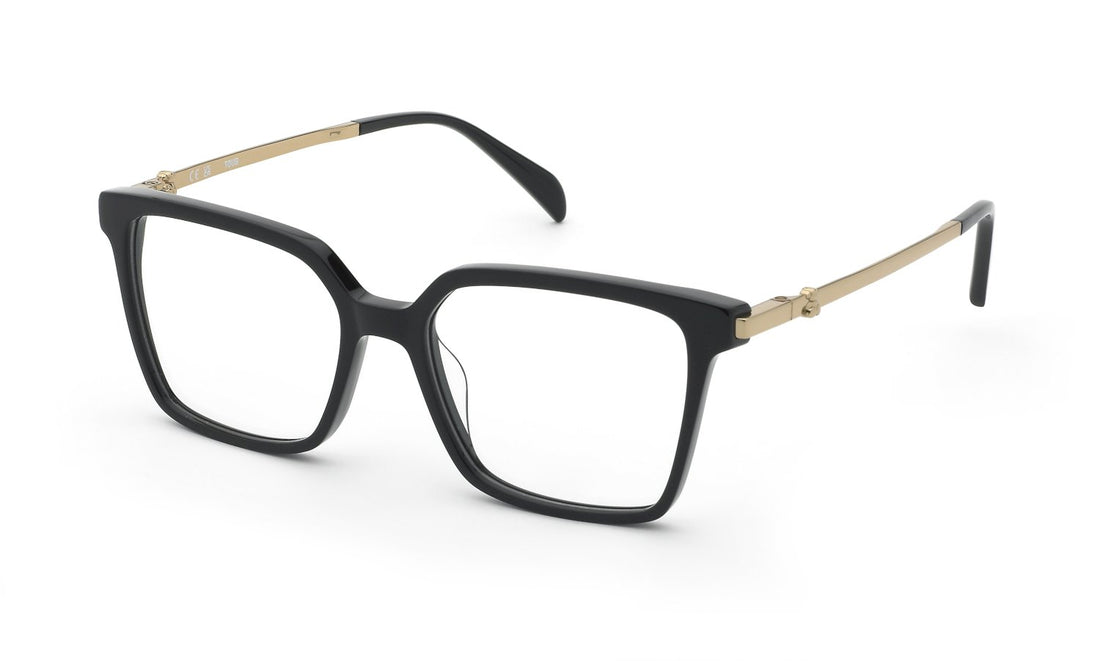 Prescription glasses tous vtoc72 0700 negro square femenino size 53mm - Main view