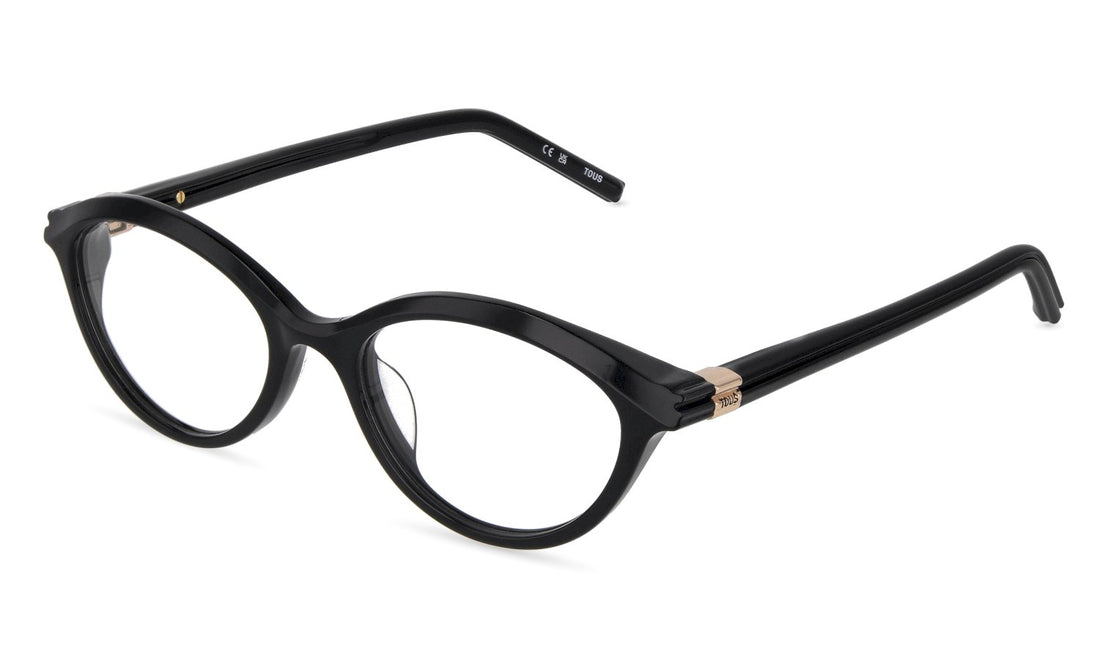 Brillen tous vtod69 0700 negro oval femenino maat 51mm - Hoofdaanzicht