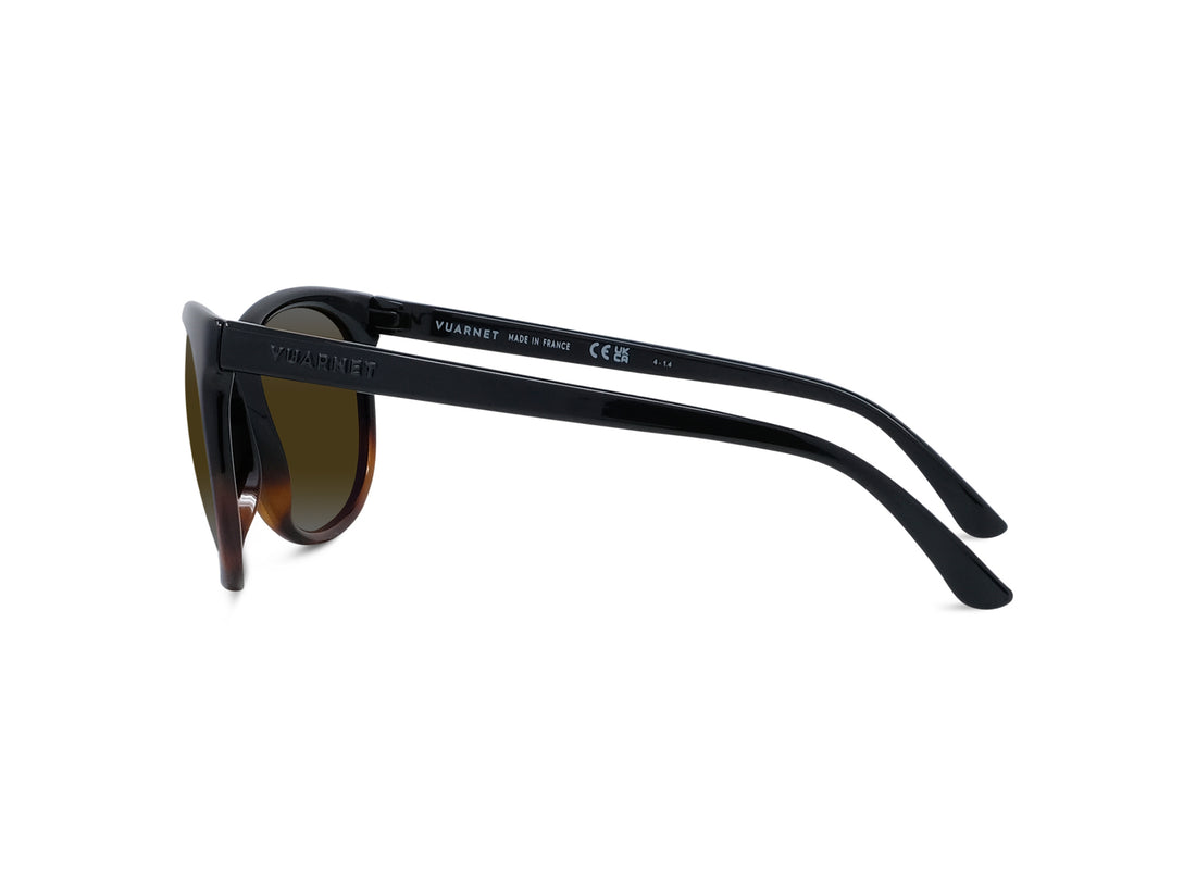 Lunettes de soleil vuarnet legend 02 originals vu40017u 56q havana round masculino taille 57mm - Vue détaillée