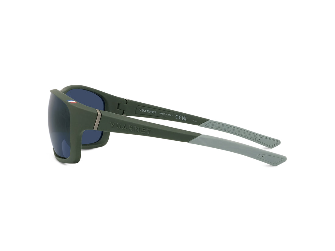 Lunettes de soleil vuarnet racing 02 vu40021u 97d green rectangular masculino taille 64mm - Vue détaillée