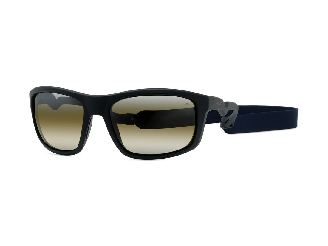 Occhiali da sole vuarnet racing 08 vu40116u-y 02q black rectangular masculino taglia 62mm - Vista dettagliata