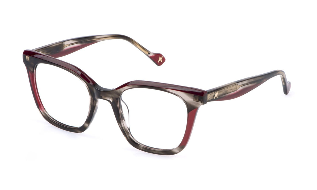 Occhiali da vista yalea vya178v 06k3 havana square femenino taglia 51mm - Vista principale