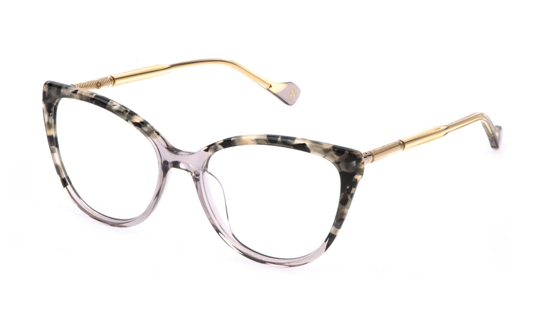 Occhiali da vista yalea vya186v 04g0 gris butterfly femenino taglia 53mm - Vista principale