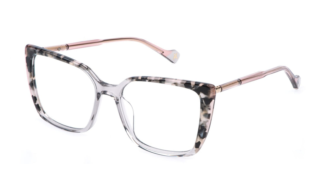 Occhiali da vista yalea vya187v 4g0y gris square femenino taglia 54mm - Vista principale