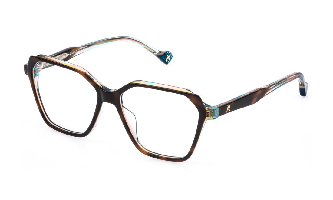 Occhiali da vista yalea vya203 0gb5 havana geometric femenino taglia 55mm - Vista principale