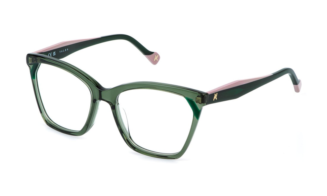 Occhiali da vista yalea vya204 07th verde square femenino taglia 54mm - Vista principale