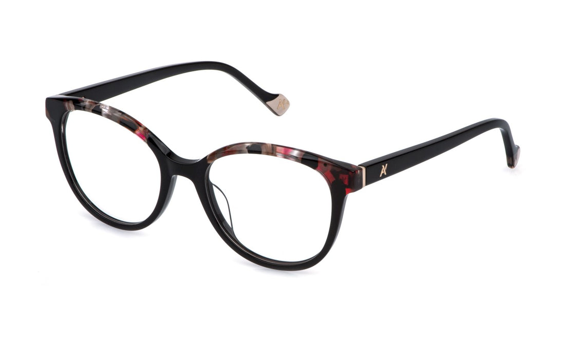 Lunettes de vue yalea vya206 01gq marron butterfly femenino taille 52mm - Vue principale