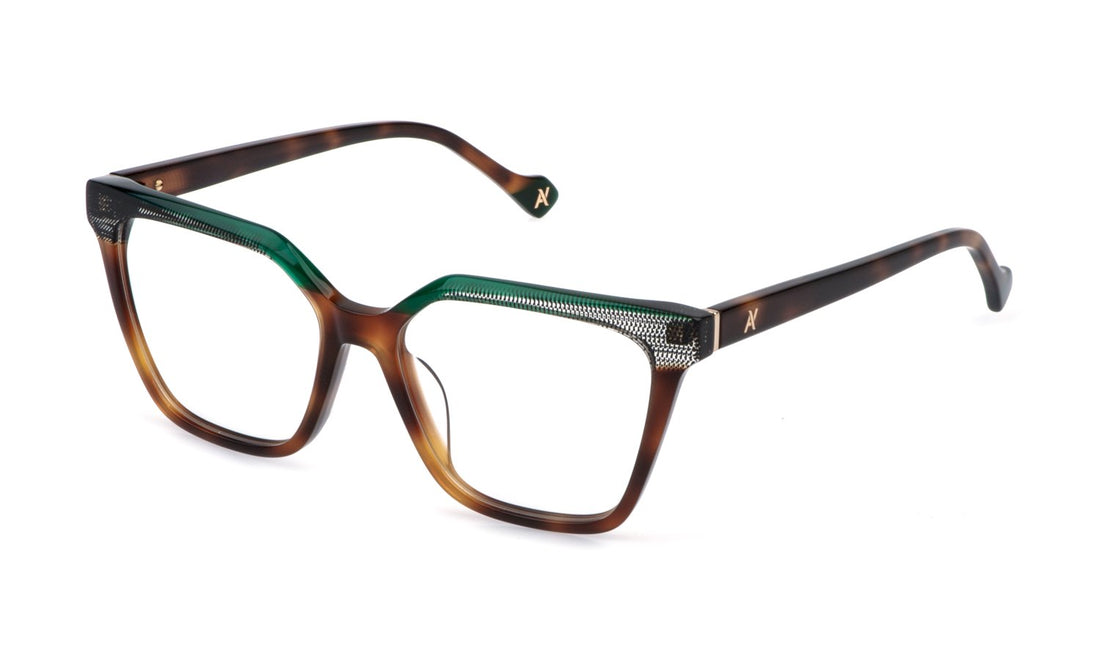 Occhiali da vista yalea vya207v 722y havana square femenino taglia 53mm - Vista principale
