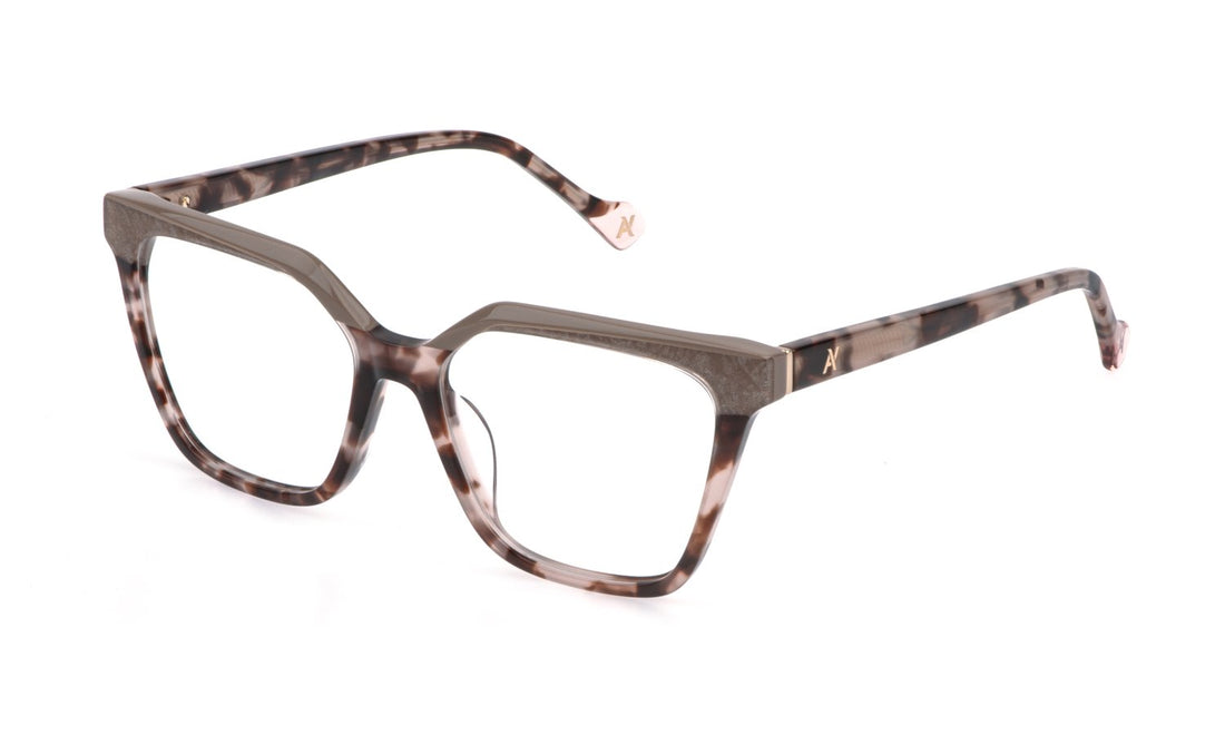 Occhiali da vista yalea vya207v 0xap marron square femenino taglia 53mm - Vista principale