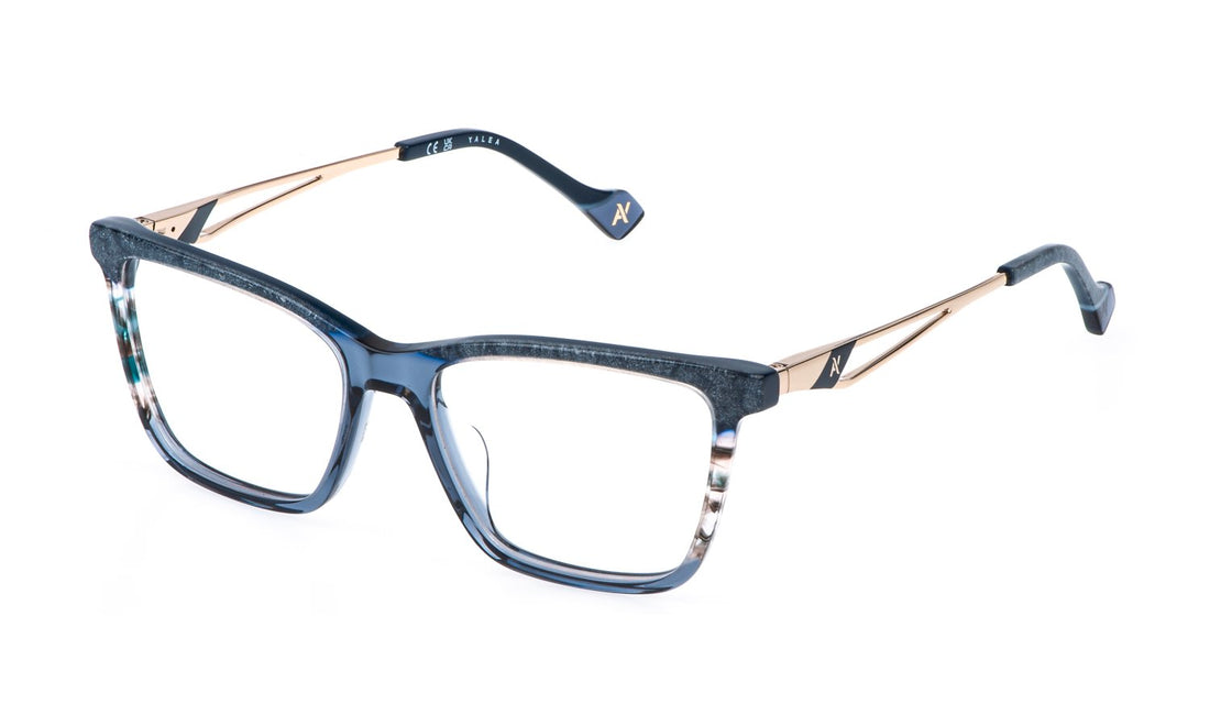 Occhiali da vista yalea vya208v 04al gris square femenino taglia 51mm - Vista principale