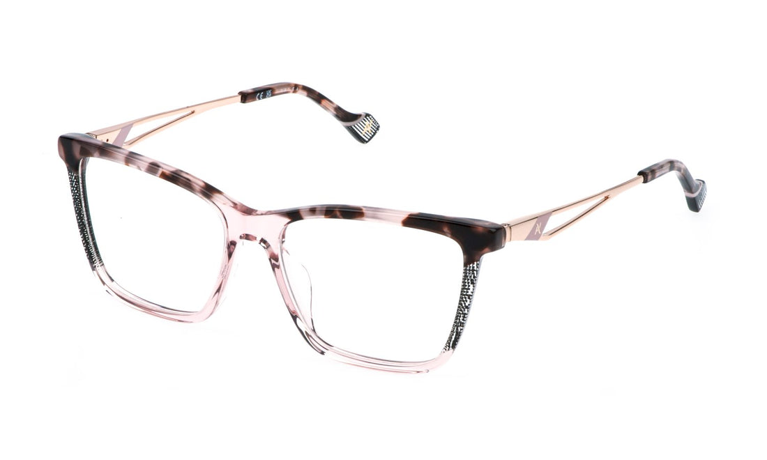 Occhiali da vista yalea vya208v 0d48 rosa square femenino taglia 54mm - Vista principale