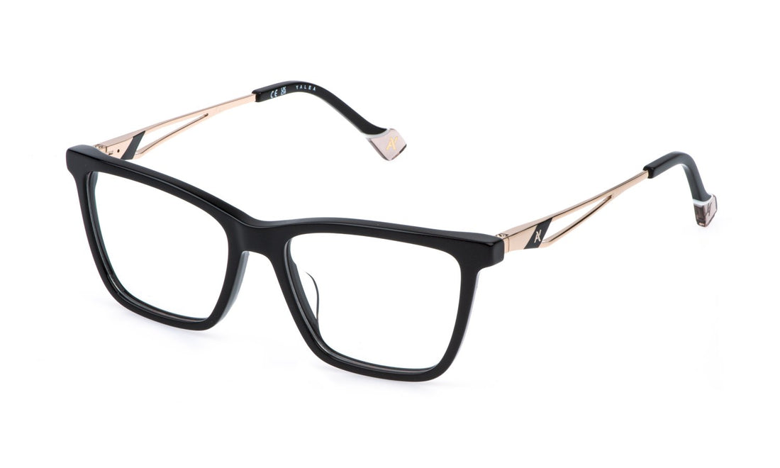 Occhiali da vista yalea vya208 0700 negro square femenino taglia 51mm - Vista principale