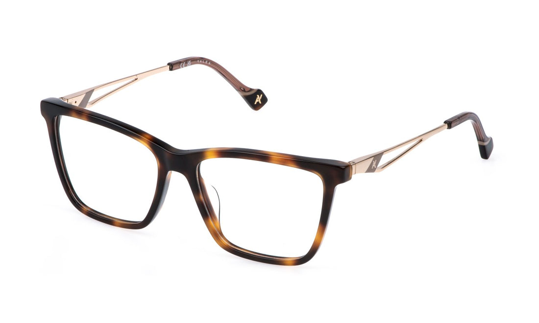 Occhiali da vista yalea vya208 0752 havana square femenino taglia 51mm - Vista principale