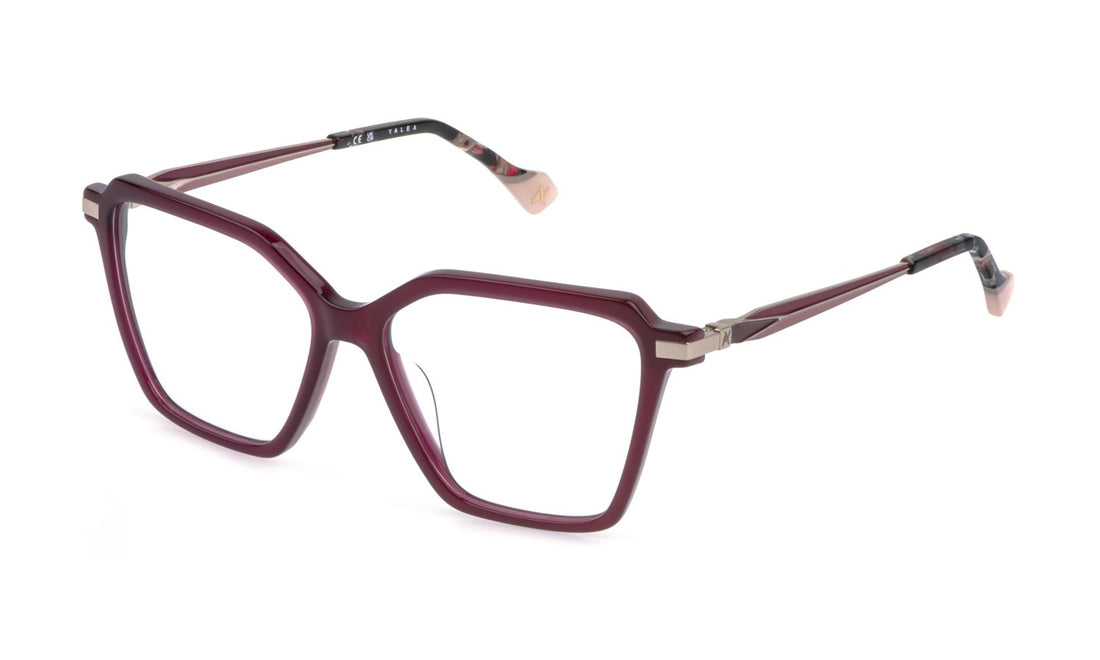 Lunettes de vue yalea vya211 09hb morado geometric femenino taille 54mm - Vue principale
