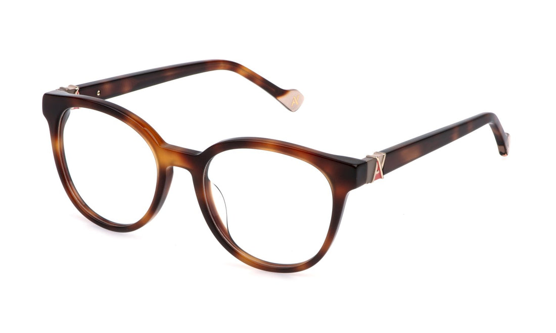 Lunettes de vue yalea vya231 0752 havana pantos femenino taille 51mm - Vue principale