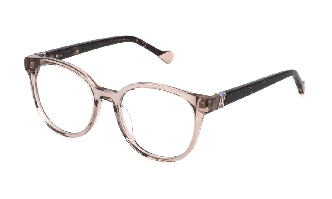 Occhiali da vista yalea vya231 07hm beige pantos femenino taglia 51mm - Vista principale