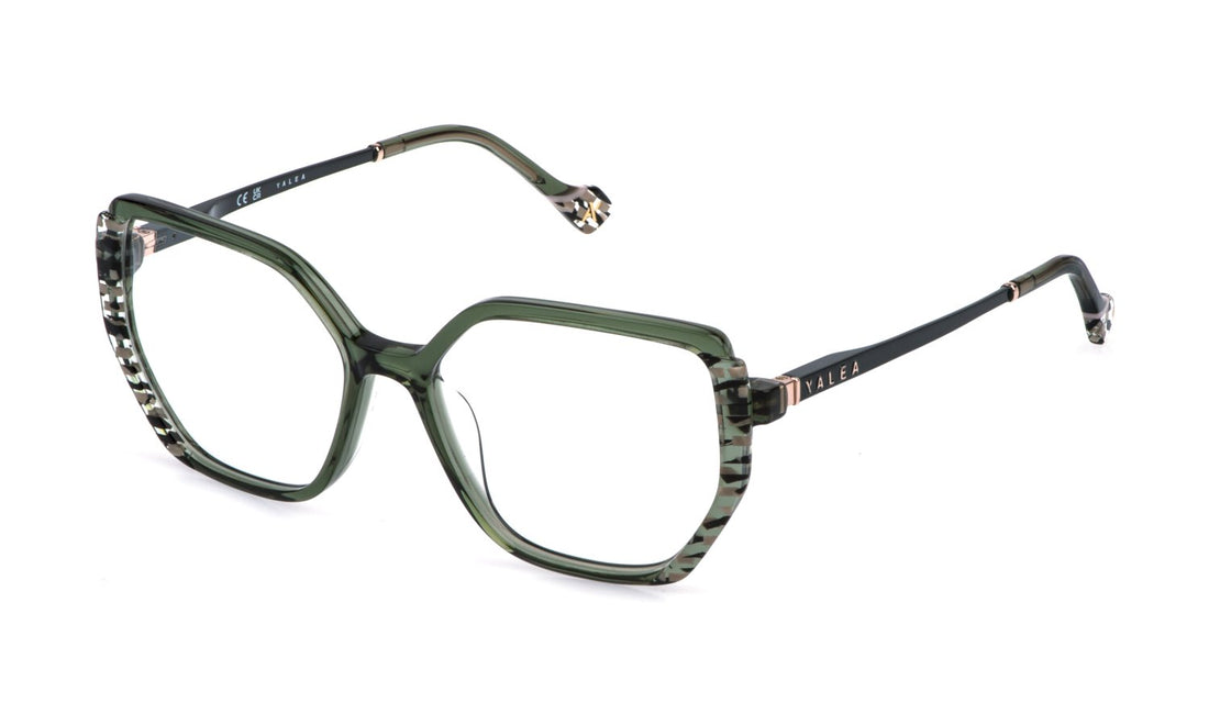 Lunettes de vue yalea vya232 07th verde geometric femenino taille 54mm - Vue principale