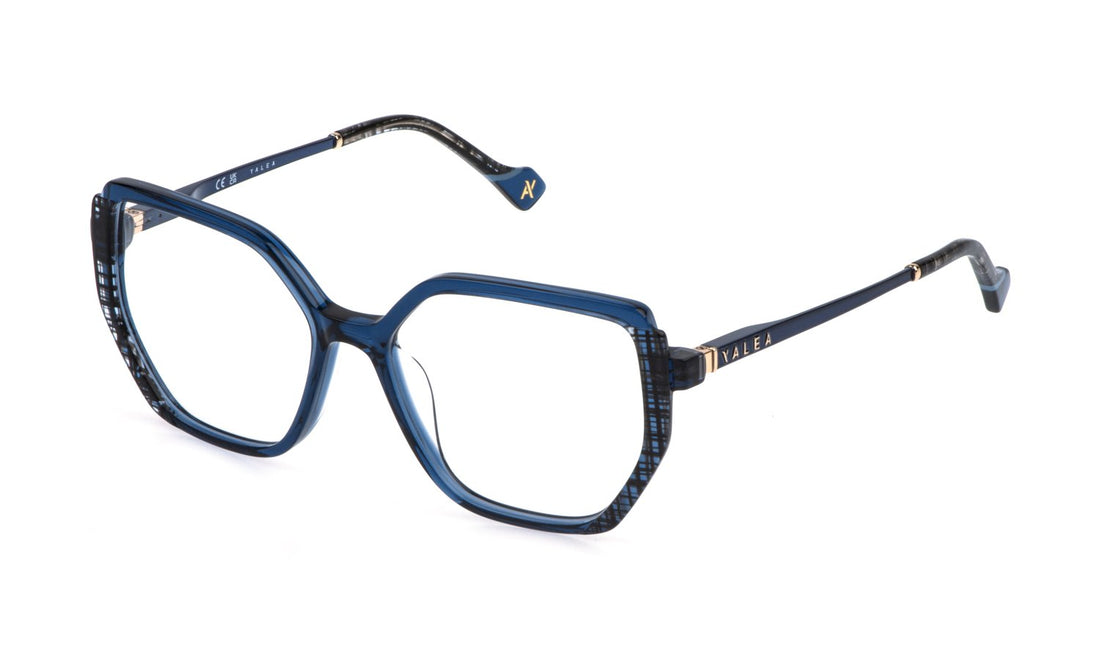 Lunettes de vue yalea vya232 0u11 azul geometric femenino taille 54mm - Vue principale