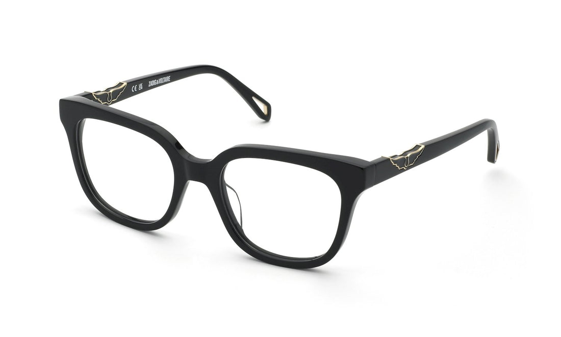 Gafas graduadas zadig&voltaire vzv427 0700 negro butterfly femenino talla 52mm - Vista principal