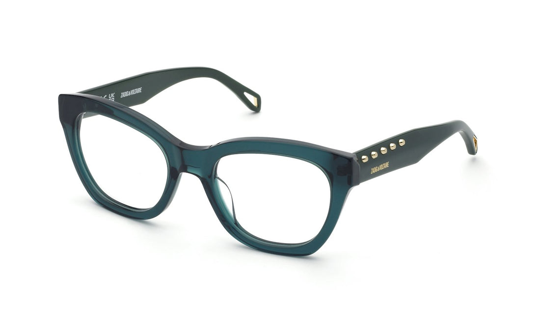 Gafas graduadas zadig&voltaire vzv430 0j80 verde butterfly femenino talla 52mm - Vista principal