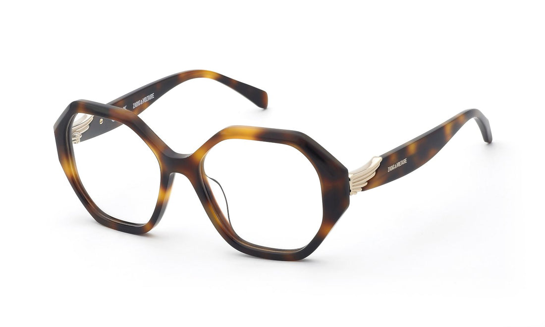 Lunettes de vue zadig&voltaire vzv489 0752 havana geometric femenino taille 53mm - Vue principale