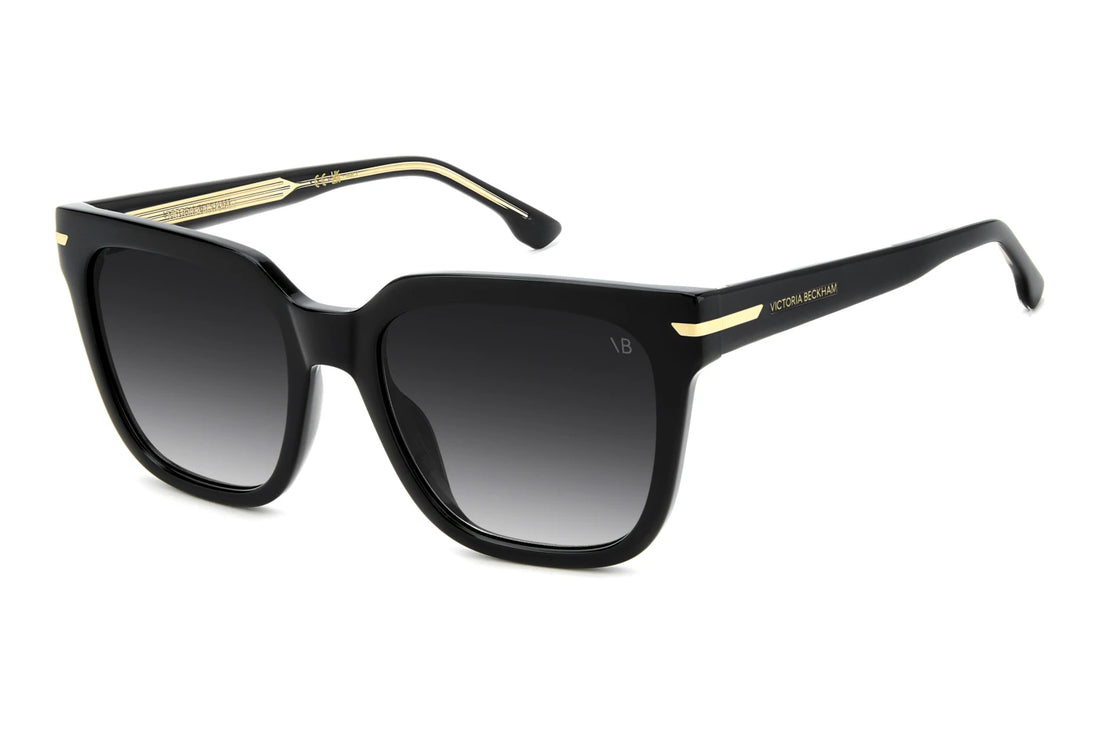 Óculos de sol victoria beckham vb 1003/s 807 9o negro square femenino tamanho 53mm - Vista principal