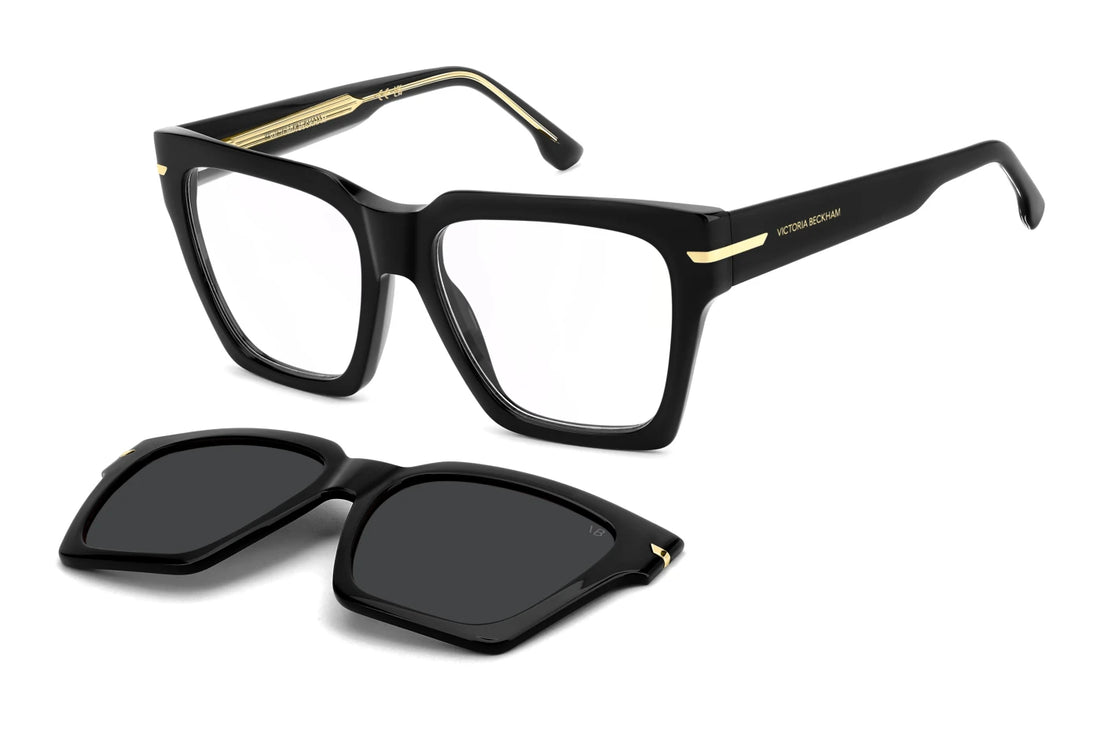 Óculos de sol victoria beckham vb 7009/c 807 m9 negro rectangular femenino tamanho 54mm - Vista principal