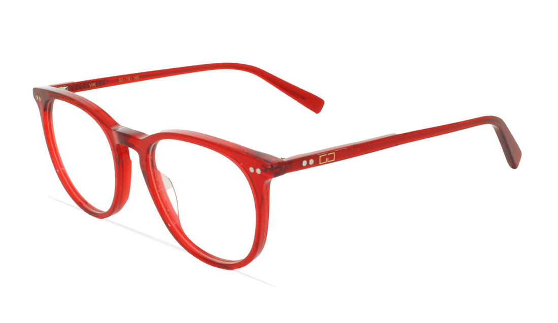 Óculos graduados greyhounders vik red rojo round unisex tamanho 53mm - Vista principal