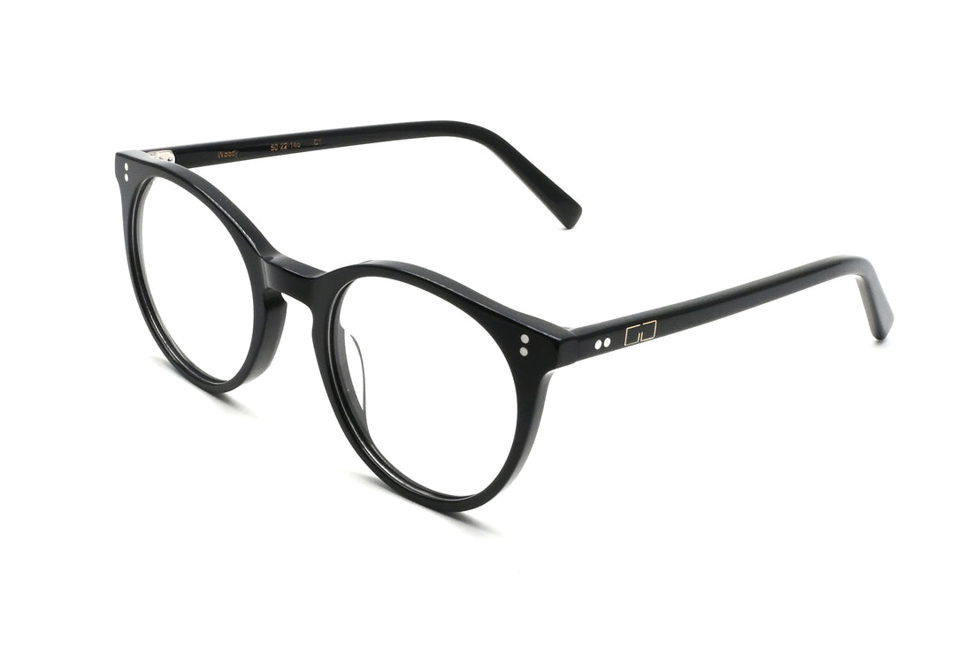 Brillen greyhounders woody black negro pantos unisex größe 50mm - Hauptansicht