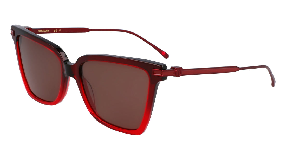 Occhiali da sole ferragamo sf2036s 615 rojo cat eye femenino taglia 56mm - Vista principale