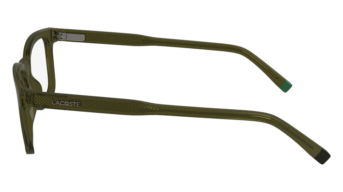 Lunettes de vue lacoste l2945 275 beige rectangular masculino taille 53mm - Vue détaillée