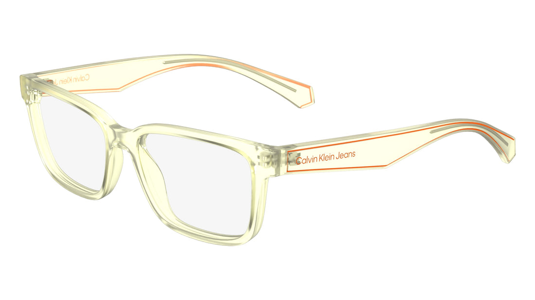 Gafas graduadas calvin klein jeans ckj24305 745 amarillo rectangular infantil talla 48mm - Vista principal