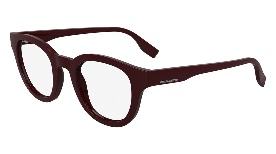 Prescription glasses karl lagerfeld kl6177 601 burdeos unisex size 47mm - Main view