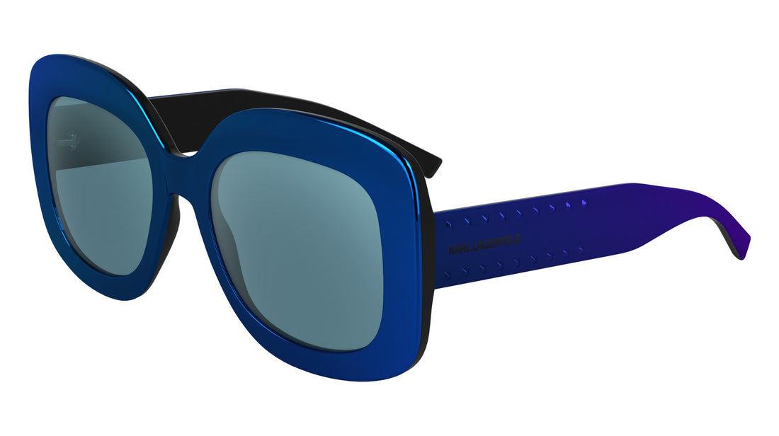 Occhiali da sole karl lagerfeld kl6165s 400 azul square femenino taglia 53mm - Vista principale