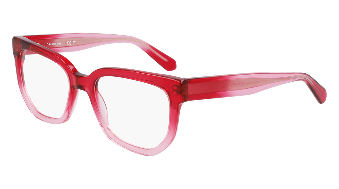Brillen calvin klein jeans ckj24615 602 rosa rectangular femenino größe 53mm - Hauptansicht