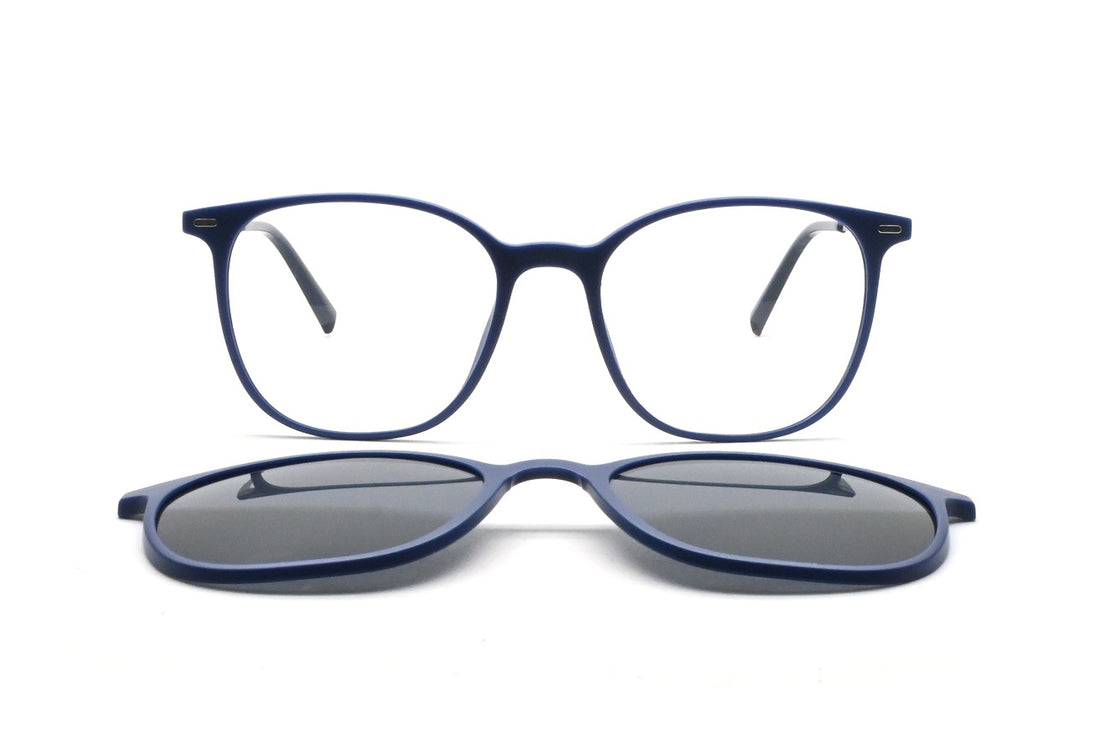 Brillen greyhounders kilda + clip-on c3 blue azul square unisex größe 52mm - Detailansicht
