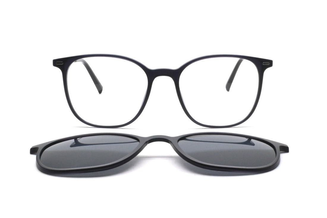 Brillen greyhounders kilda + clip-on c4 black negro square unisex größe 52mm - Detailansicht