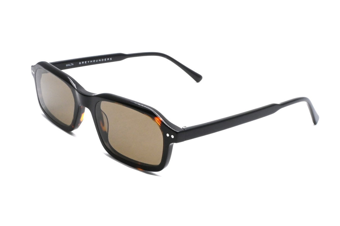 Sonnenbrillen greyhounders malta c2 havana havana rectangular unisex größe 53mm - Hauptansicht