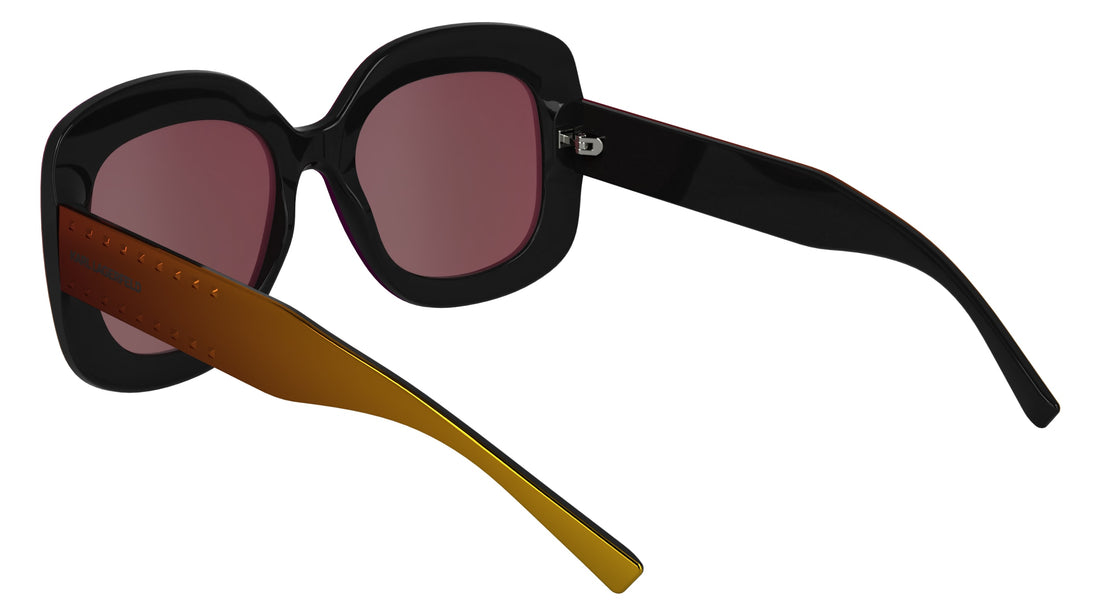Occhiali da sole karl lagerfeld kl6165s 602 burdeos square femenino taglia 53mm - Vista dettagliata