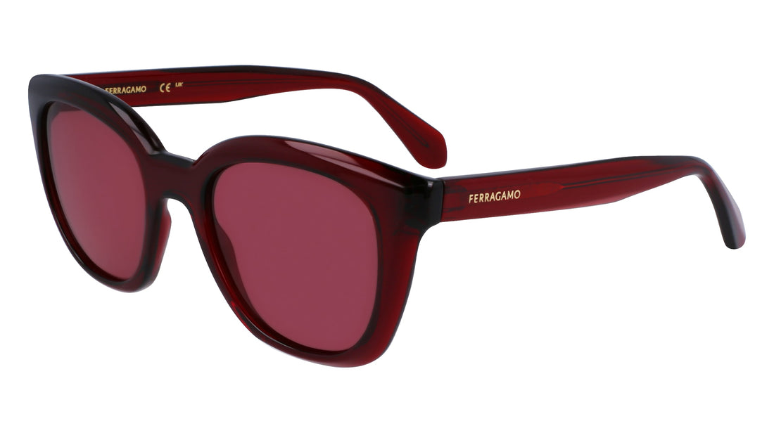 Óculos de sol ferragamo sf2000s 616 rojo tea cup femenino tamanho 52mm - Vista principal