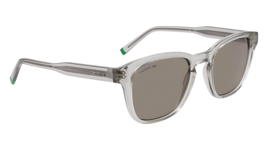 Occhiali da sole lacoste l6026s 038 gris rectangular masculino taglia 51mm - Vista dettagliata
