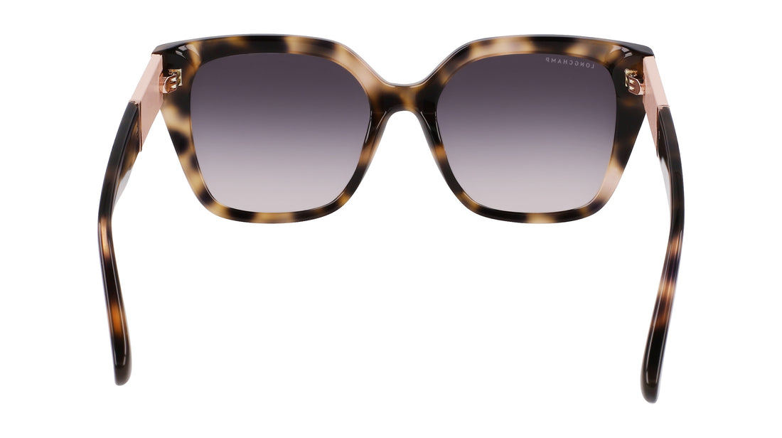 Occhiali da sole longchamp lo754sl 230 marron butterfly femenino taglia 54mm - Vista dettagliata